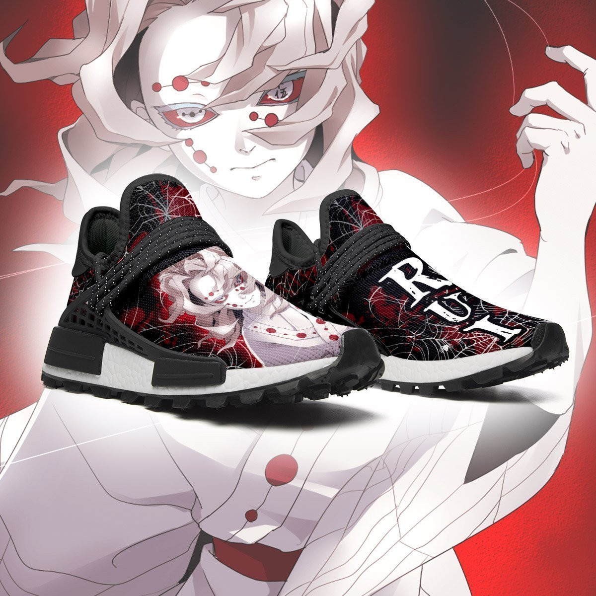 Demon Slayer Shoes Rui Shoes Skill Anime Sneakers, NMD Shoes