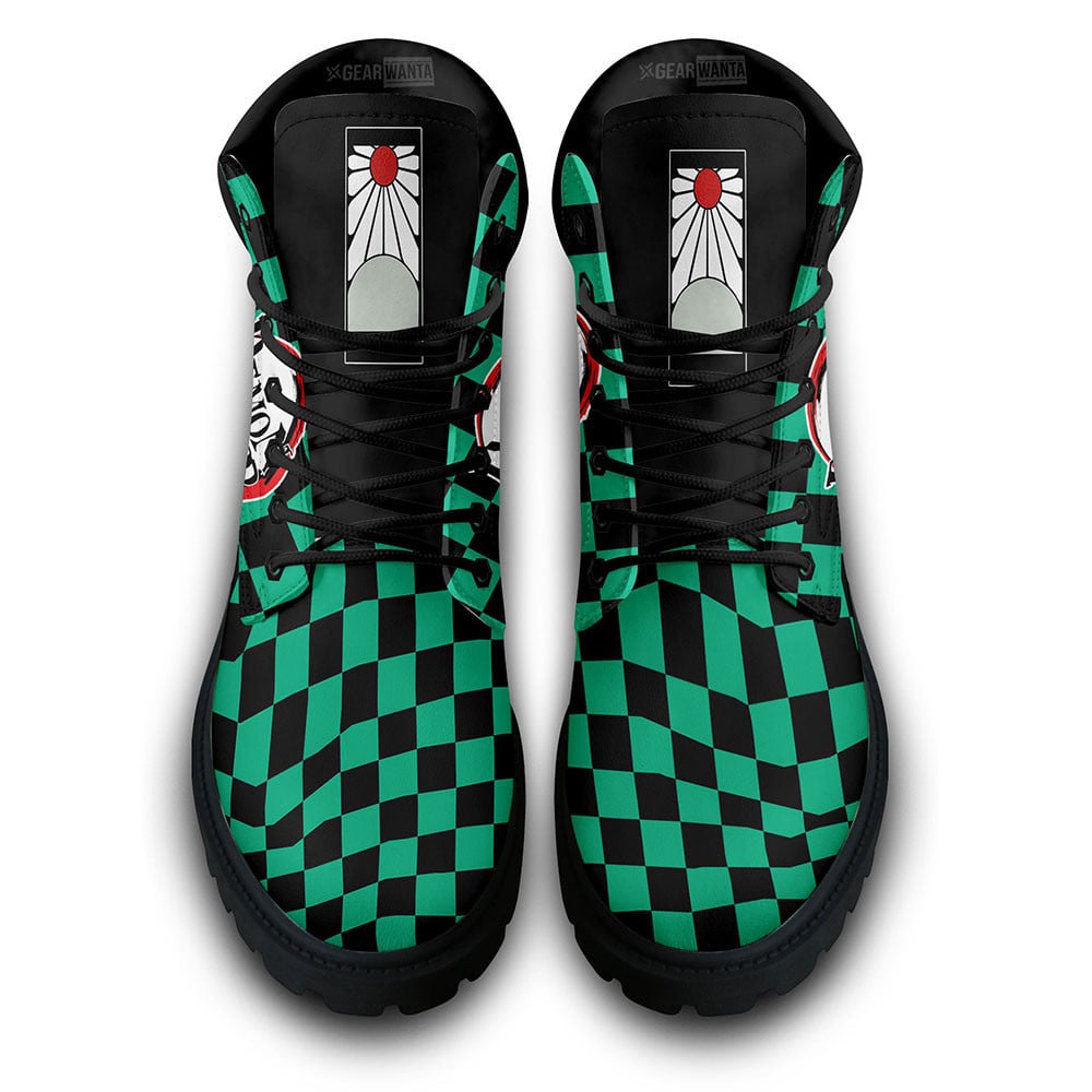 Demon Slayer Tanjiro Boots Custom Anime Shoes