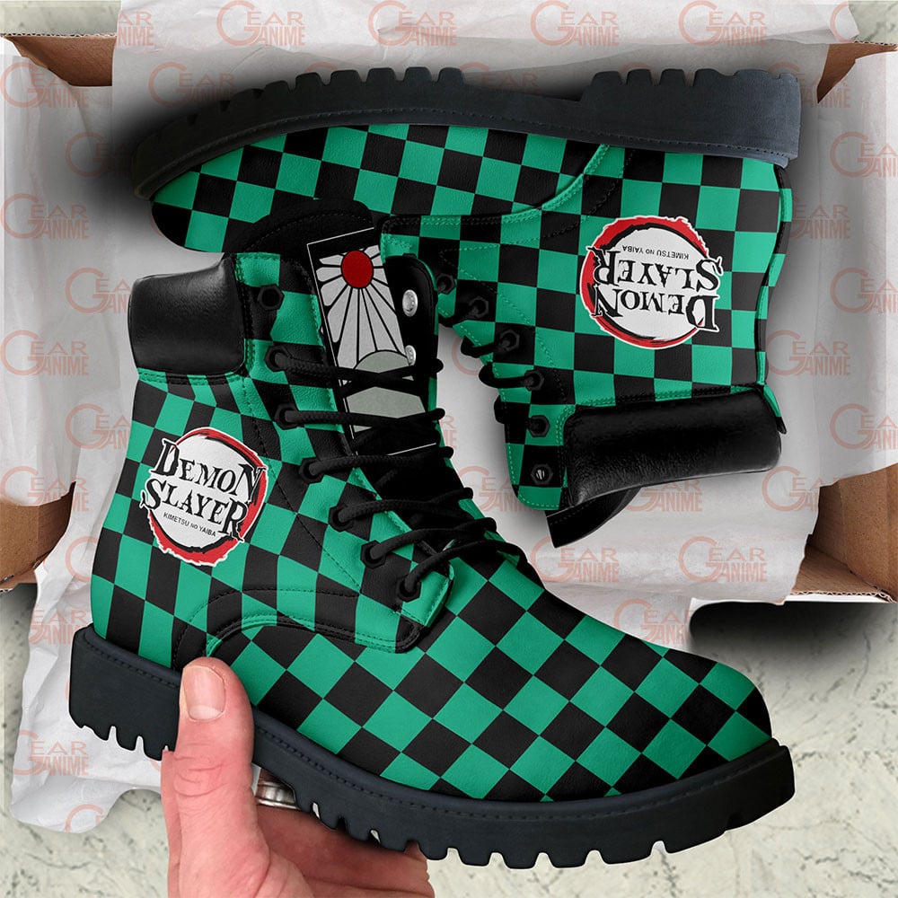 Demon Slayer Tanjiro Boots Custom Anime Shoes