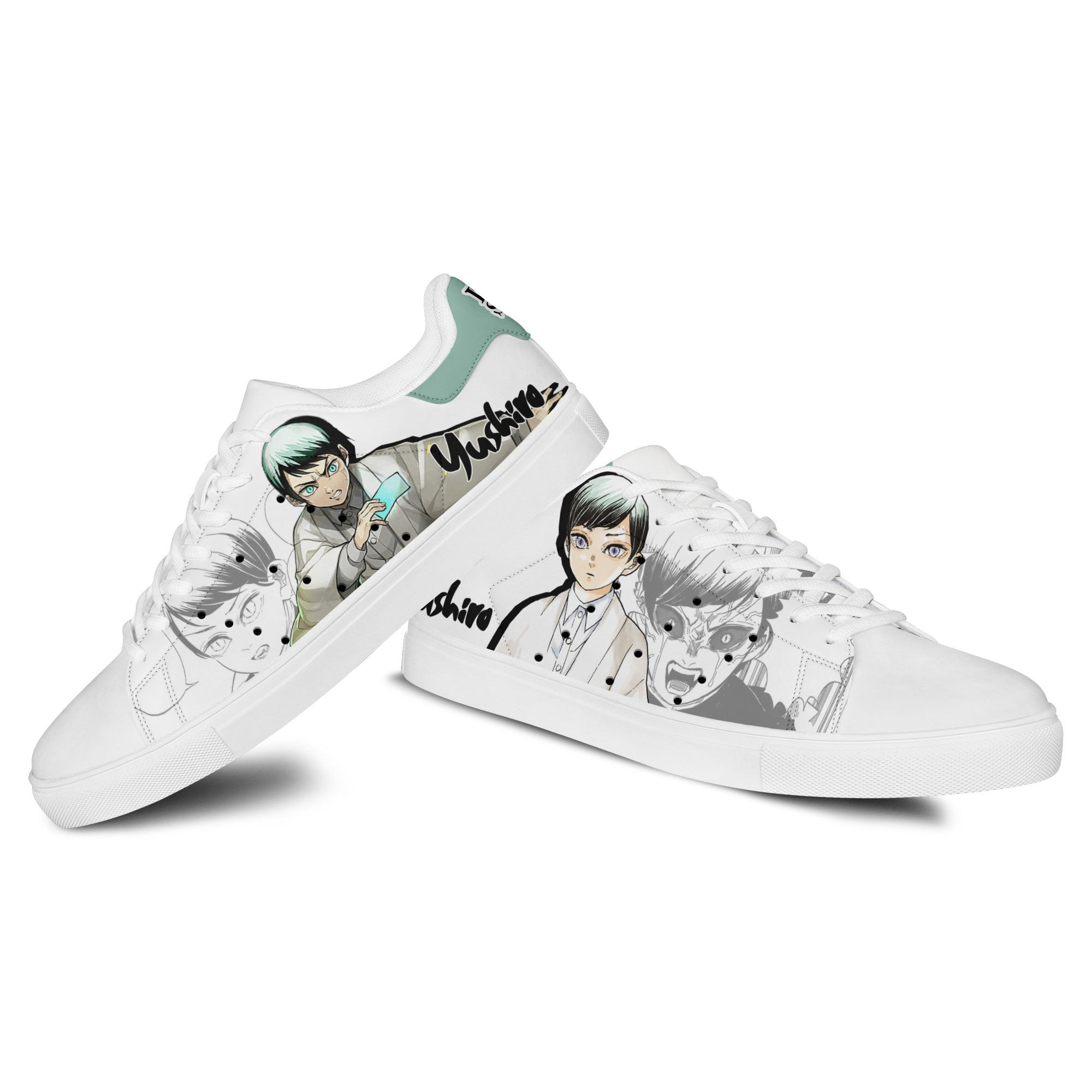 Demon Slayer Yushiro Skate Sneakers Custom Anime Shoes