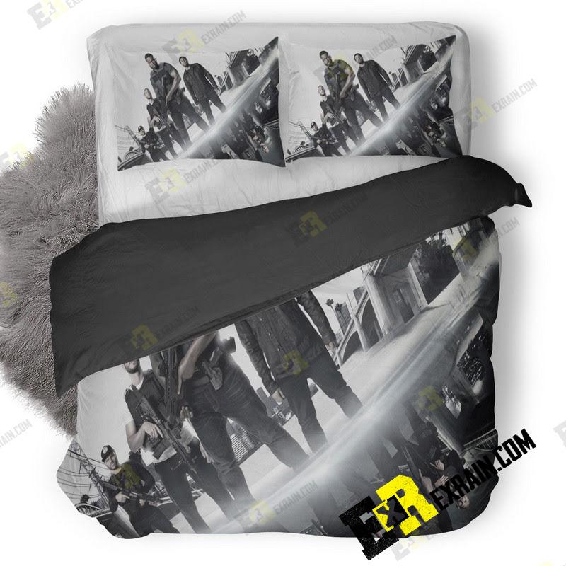 Den Of Thieves 50 Cent Oshea Jackson Jr Pablo Schreiber Movie 3D Customized Duvet Cover Bedding Set