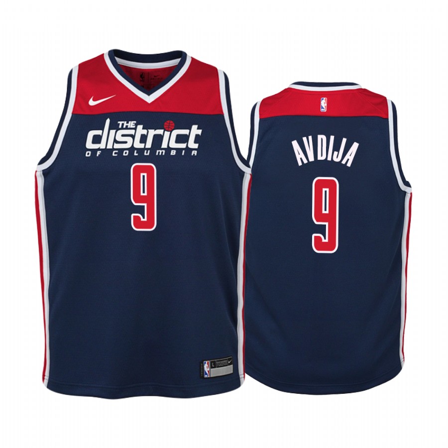 Deni Avdija Washington Wizards Youth Navy Statement Jersey 2020 NBA Draft