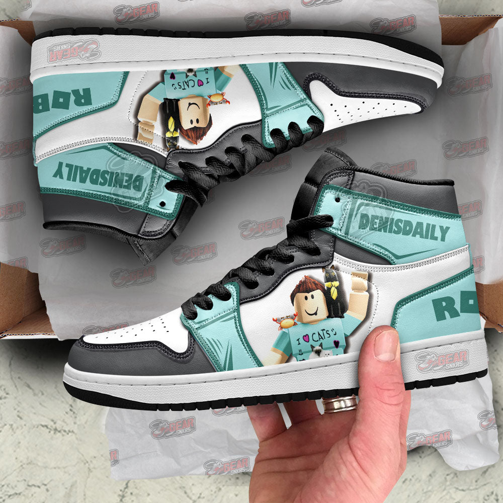 DenisDaily Roblox JD Sneakers Shoes For Fans, Air Jordan Hightop