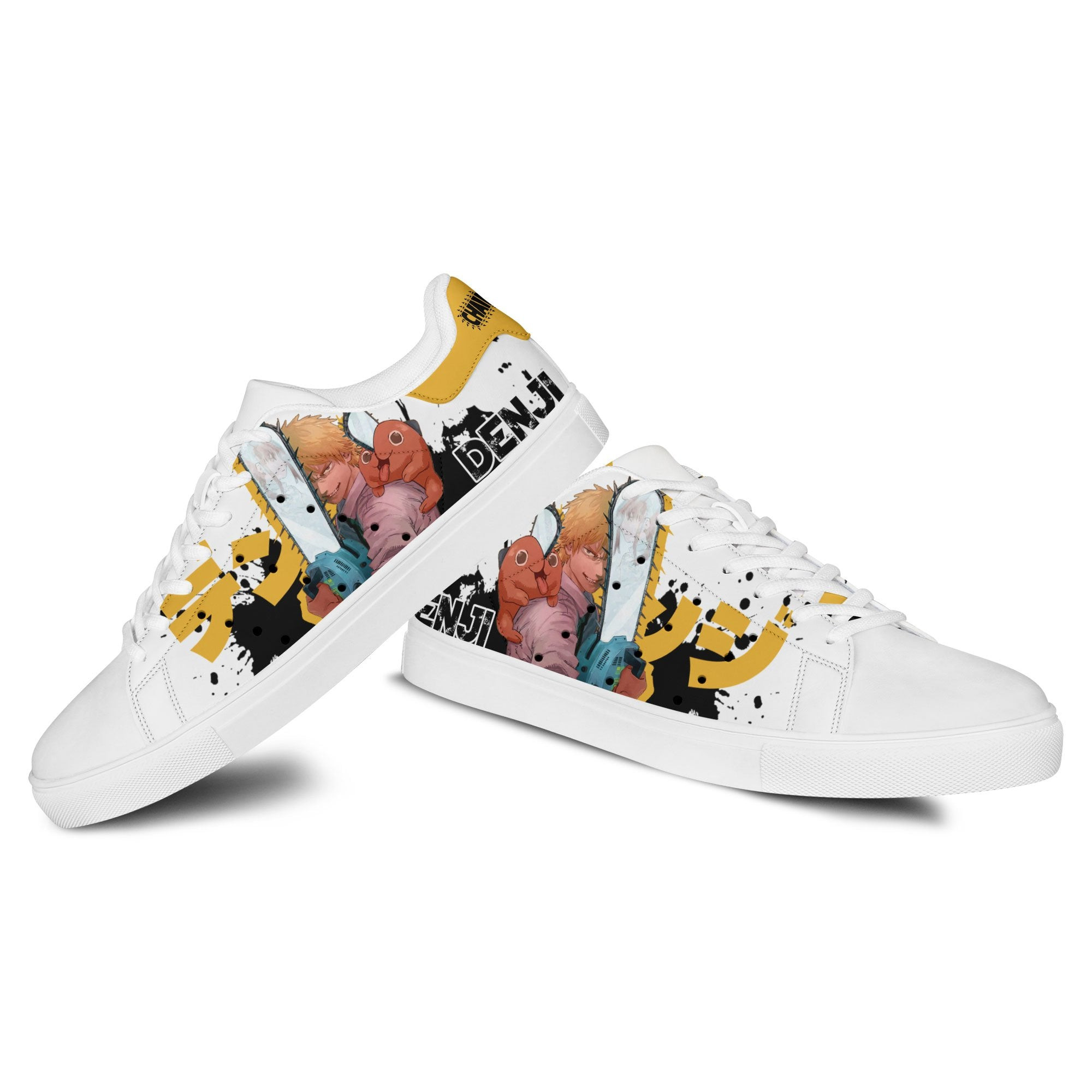 Denji Skate Sneakers Custom Chainsaw Man Anime Shoes