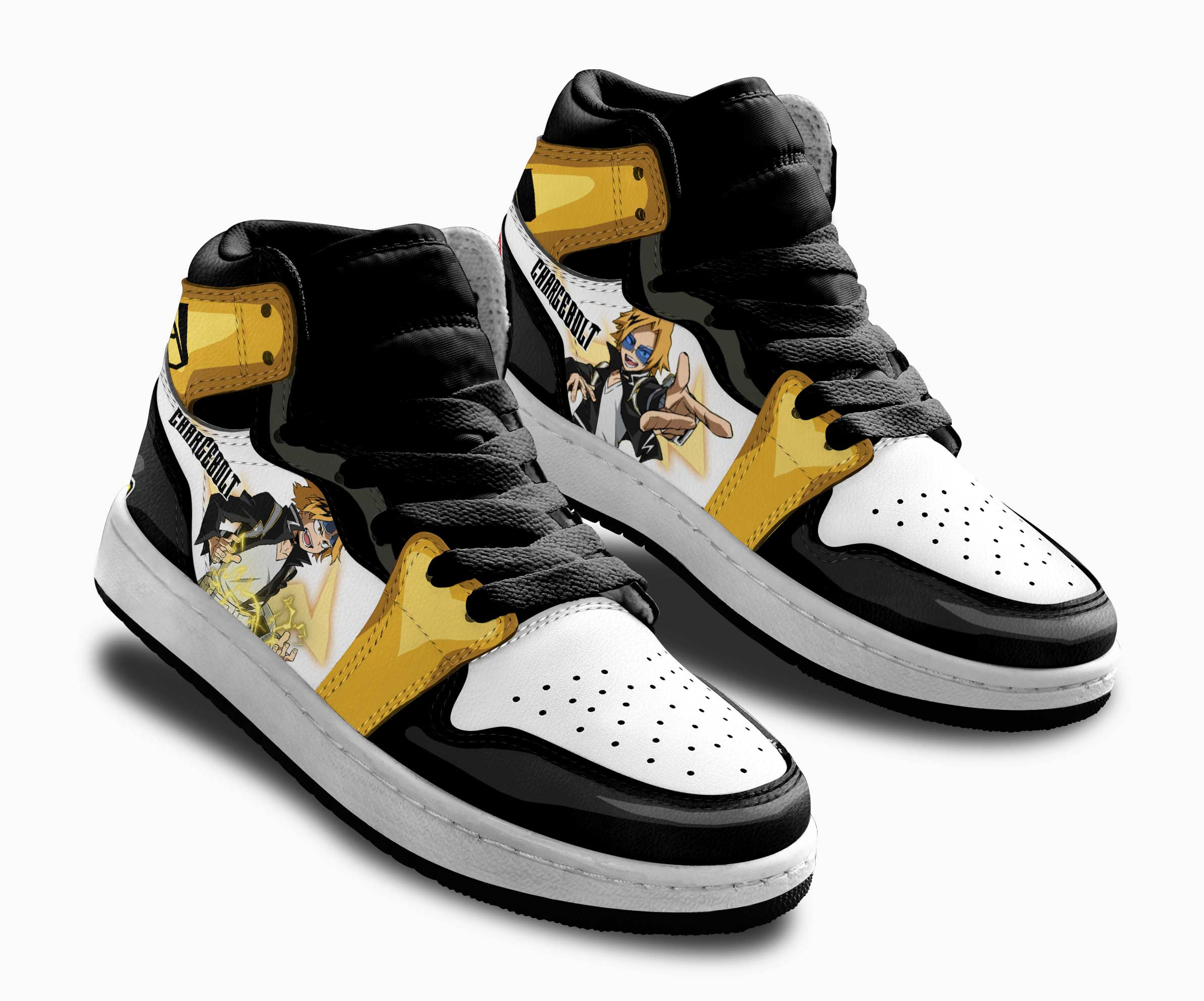 Denki Kaminari Kids Sneakers Custom My Hero Academia Anime Shoes For Kids