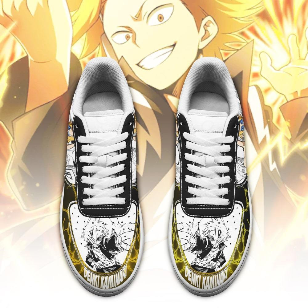 Denki Kaminari Sneakers My Hero Academia Anime Custom Shoes