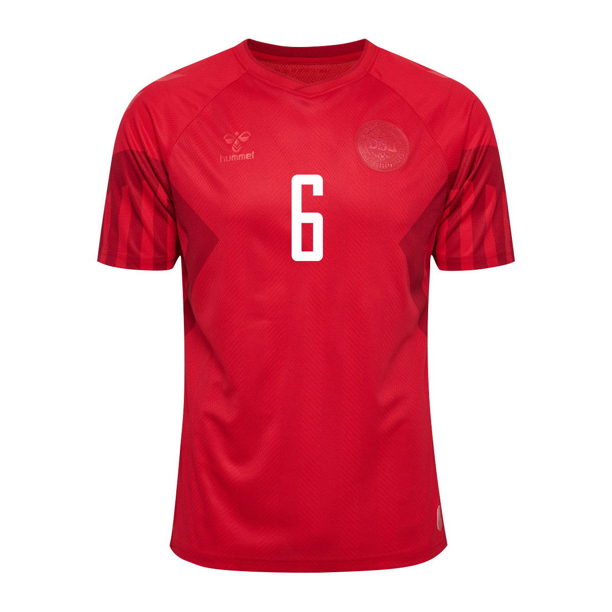 Denmark National Team 2022-23 Andreas Christensen 6 Qatar World Cup – Home Men Soccer Jersey