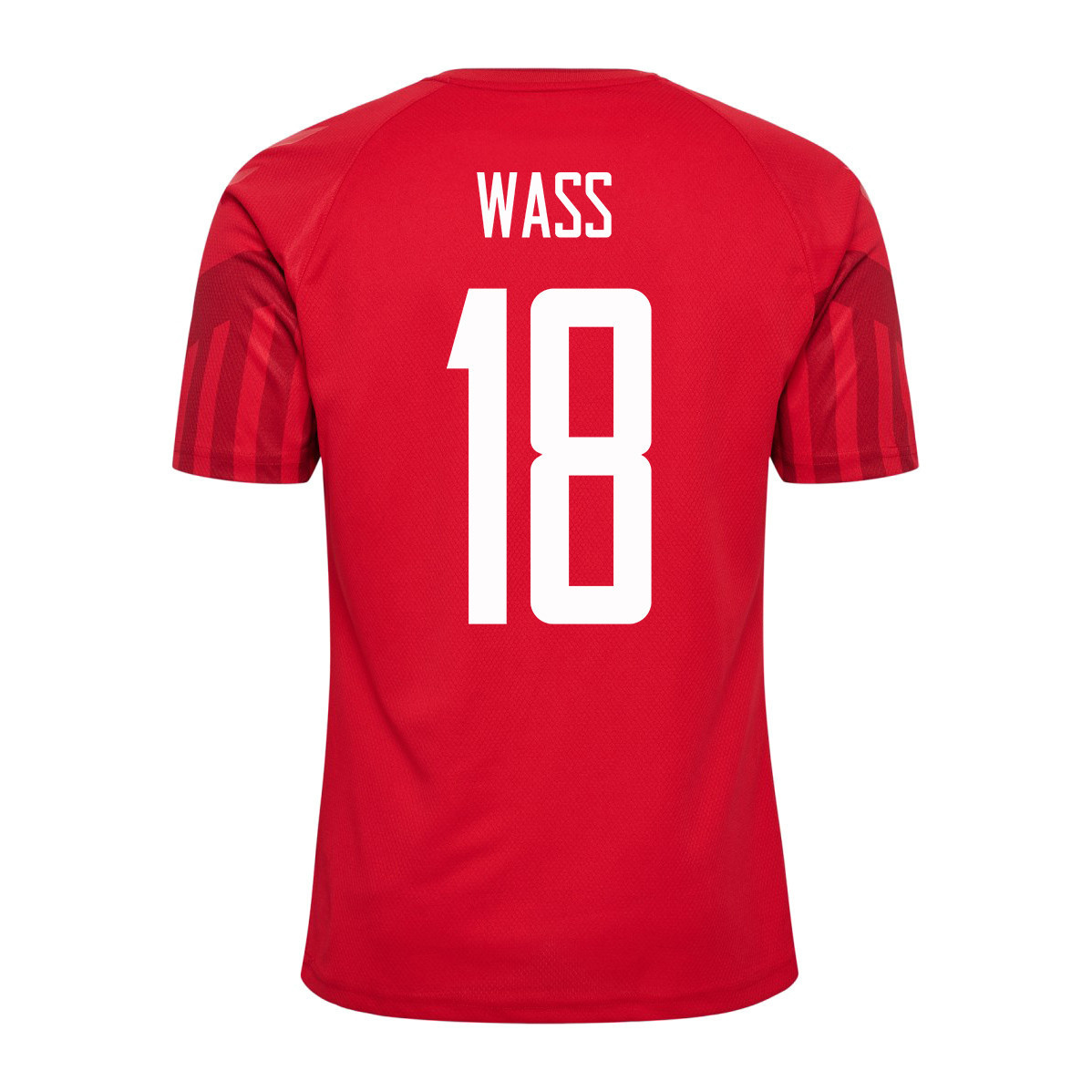 Denmark National Team 2022-23 Daniel Wass 18 Qatar World Cup – Home Men Soccer Jersey Denmark National Team 2022-23 Daniel Wass 18 Qatar World Cup – Home Men Soccer Jersey