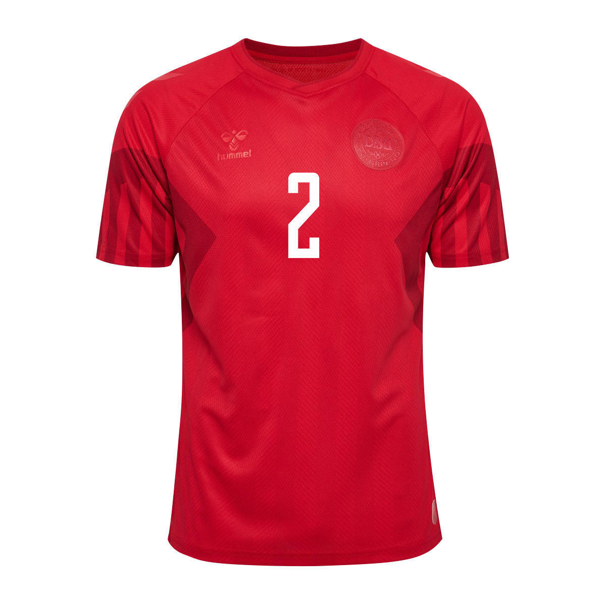 Denmark National Team 2022-23 Joachim Andersen 2 Qatar World Cup – Home Men Soccer Jersey