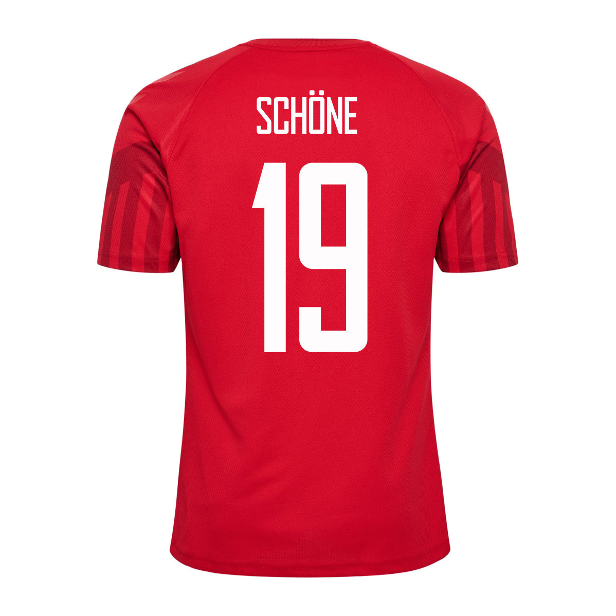 Denmark National Team 2022-23 Lasse Schöne 19 Qatar World Cup – Home Men Soccer Jersey Denmark National Team 2022-23 Lasse Schöne 19 Qatar World Cup – Home Men Soccer Jersey