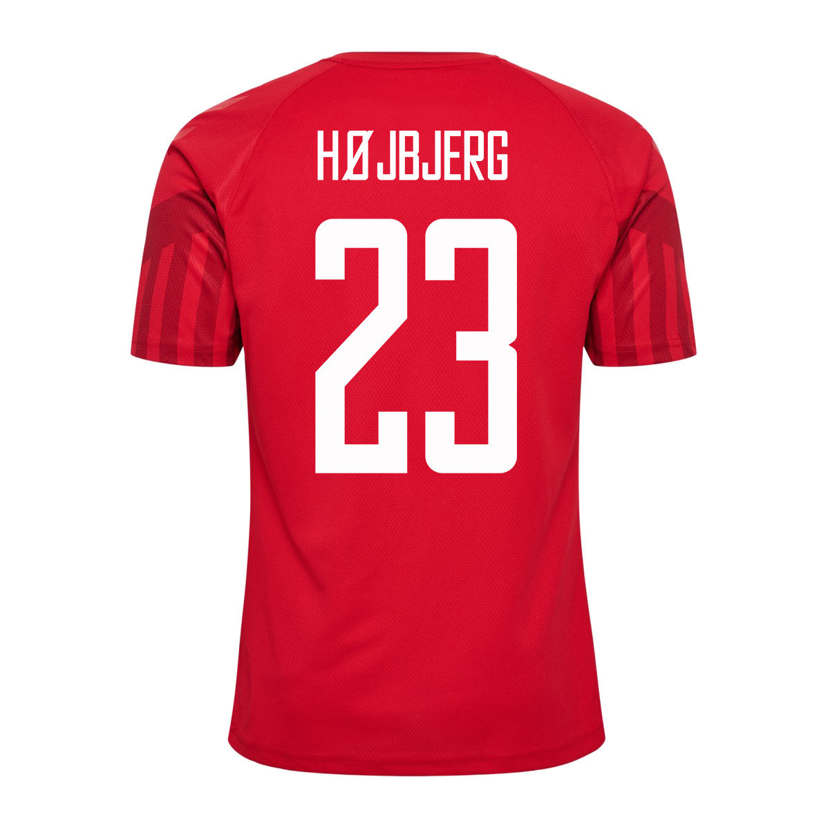Denmark National Team 2022-23 Pierre-Emile Kordt Højbjerg 23 Qatar World Cup – Home Men Soccer Jersey Denmark National Team 2022-23 Pierre-Emile Kordt Højbjerg 23 Qatar World Cup – Home Men Soccer Jersey