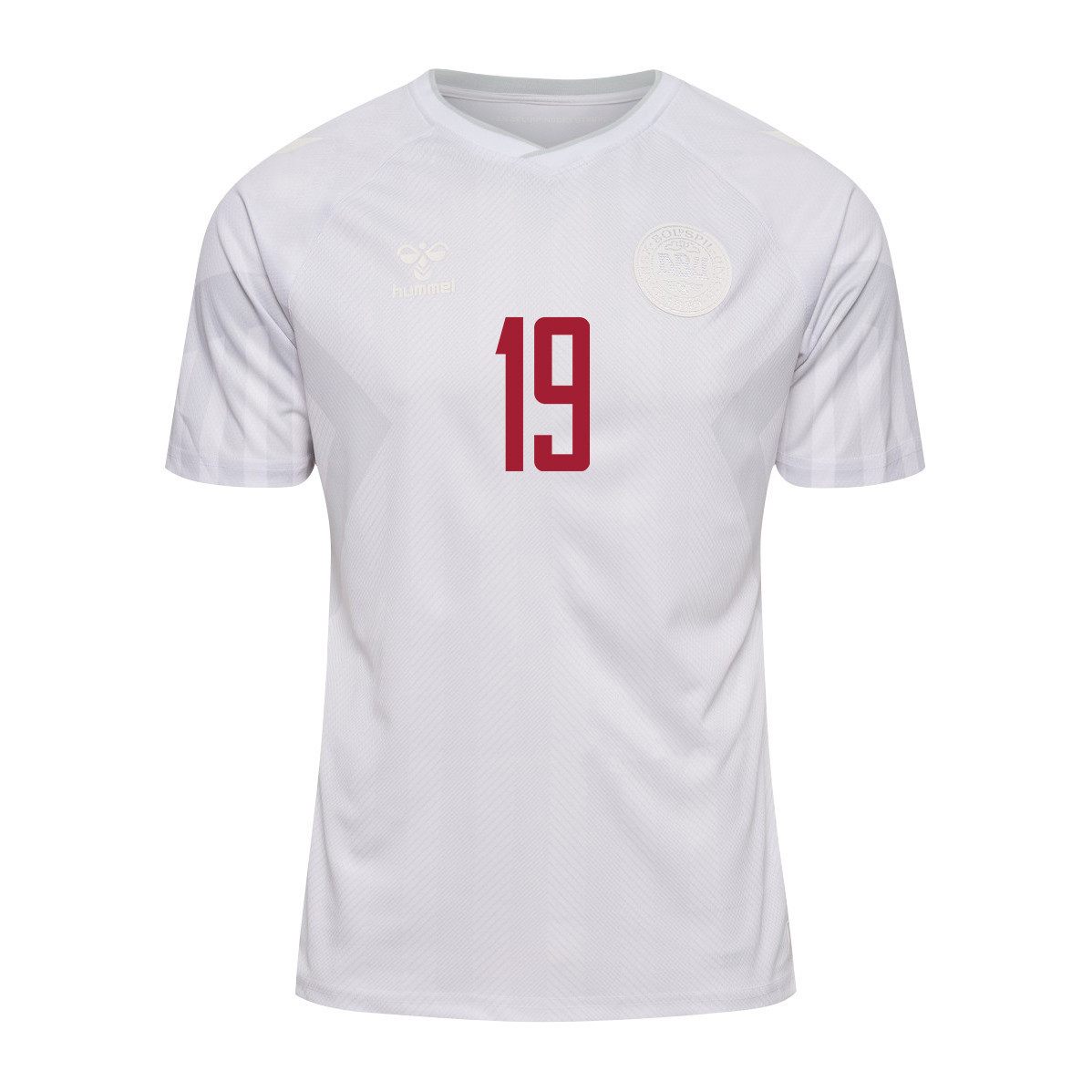 Denmark National Team 2022-23 Qatar World Cup Away Men Soccer Jersey – Lasse Schöne 19