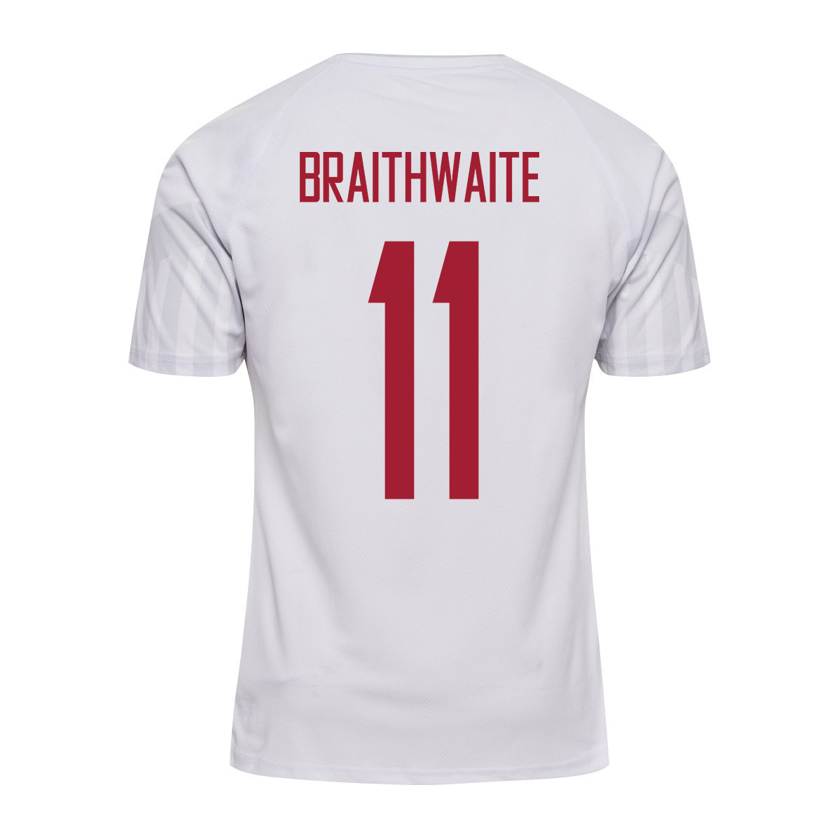 Denmark National Team 2022-23 Qatar World Cup Away Men Soccer Jersey – Martin Braithwaite 11 Denmark National Team 2022-23 Qatar World Cup Away Men Soccer Jersey – Martin Braithwaite 11