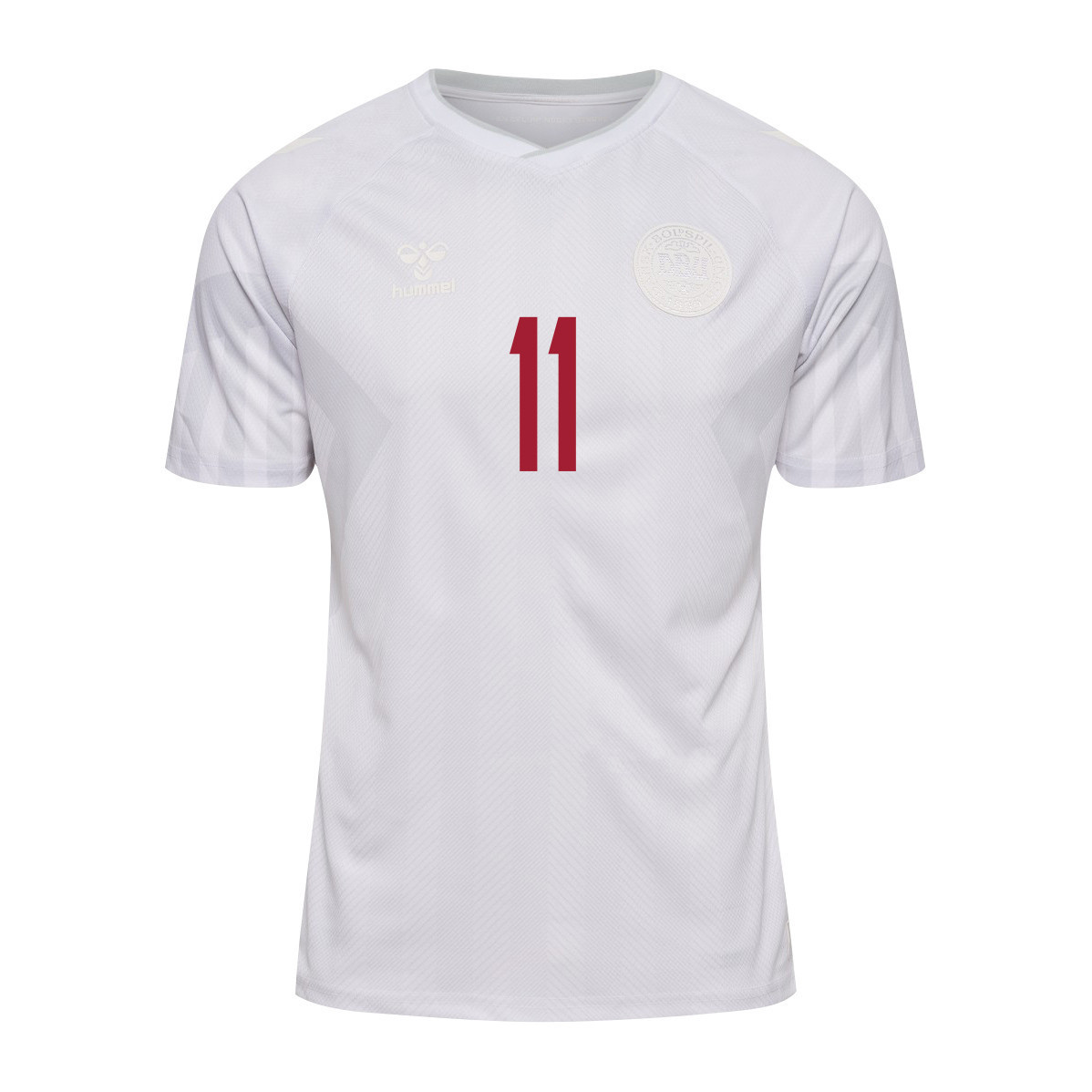Denmark National Team 2022-23 Qatar World Cup Away Men Soccer Jersey – Martin Braithwaite 11