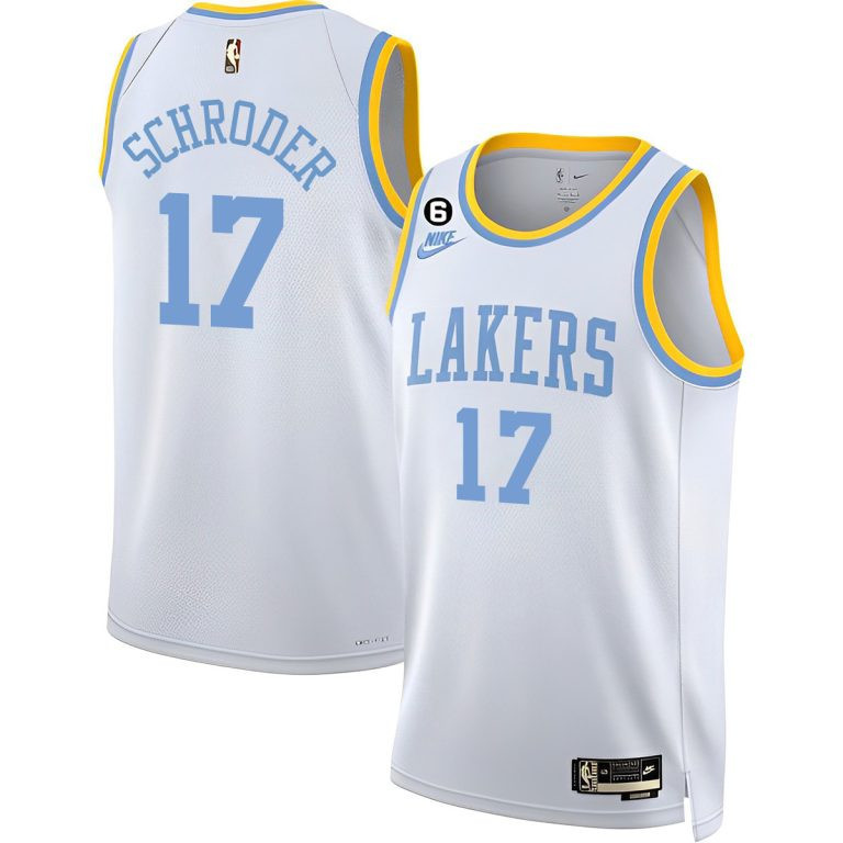 Dennis Schroder Los Angeles Lakers 2023 Classic Edition Jersey - All Stitched