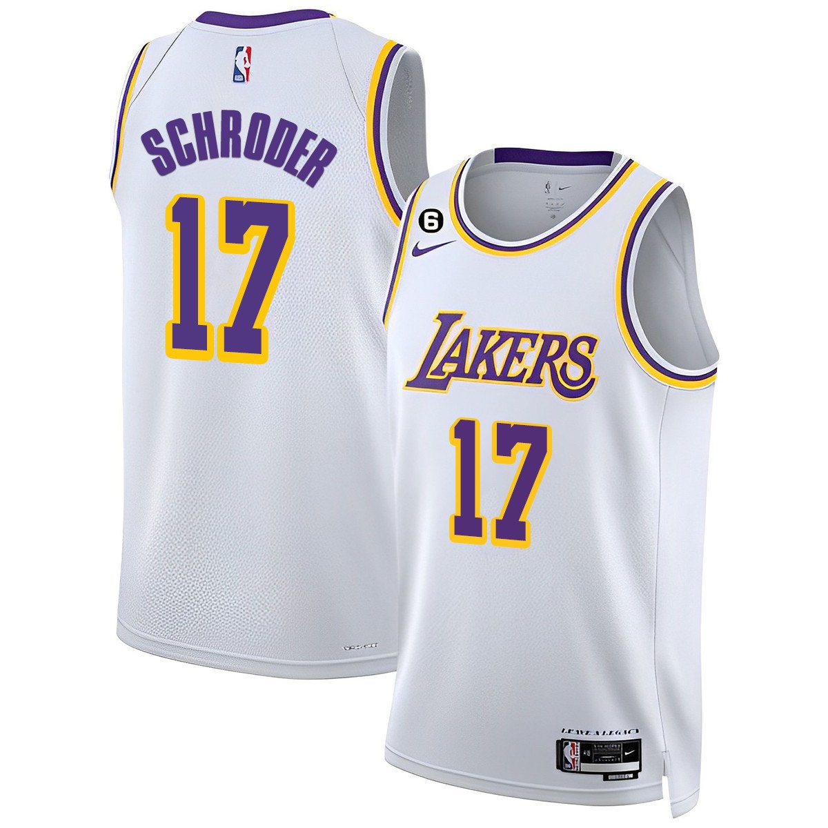 Dennis Schroder Men's Los Angeles Lakers 2023 Collection Association Jersey - All Stitched