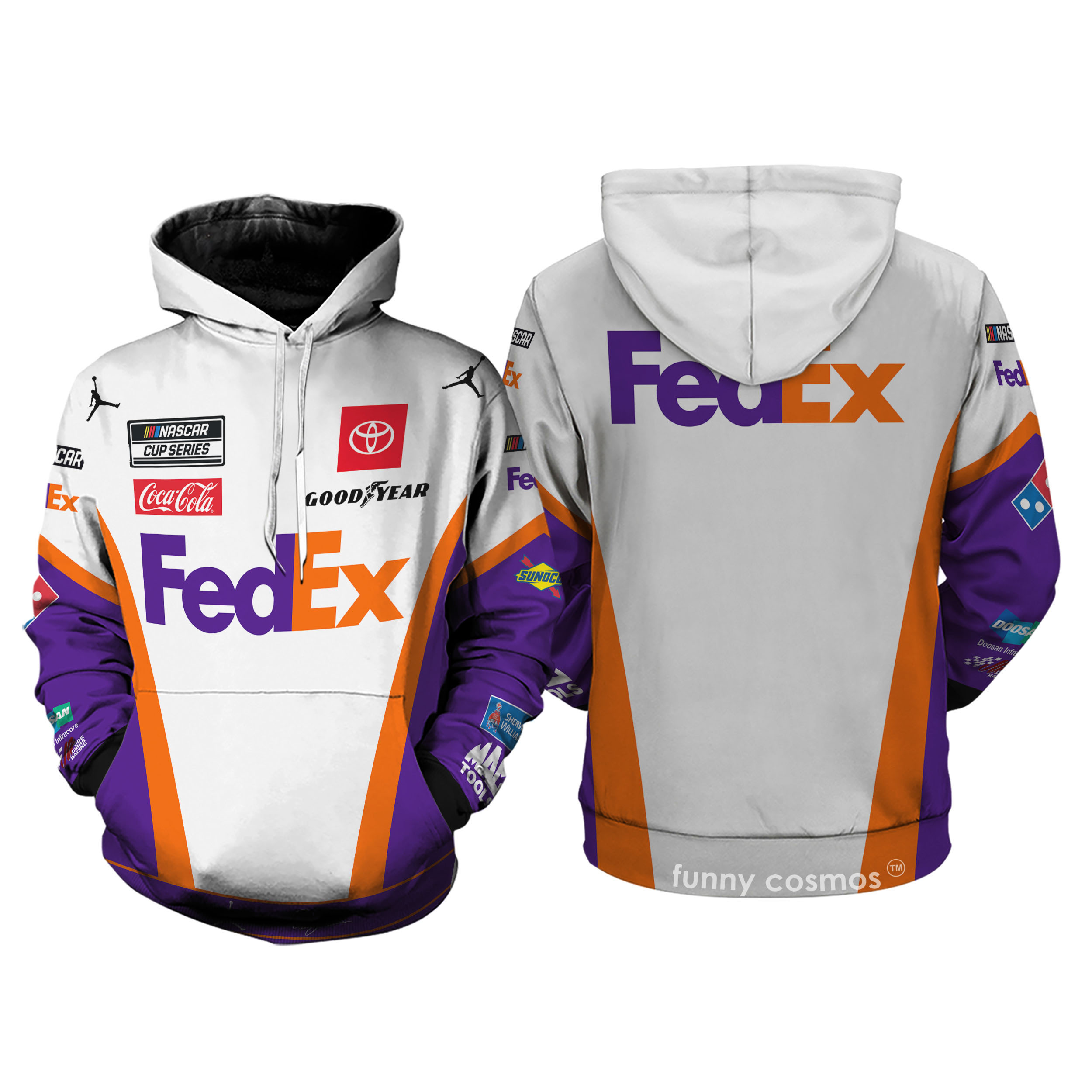 Denny Hamlin Hoodie Racing Uniform Clothes Nascar 2022 Hoodie