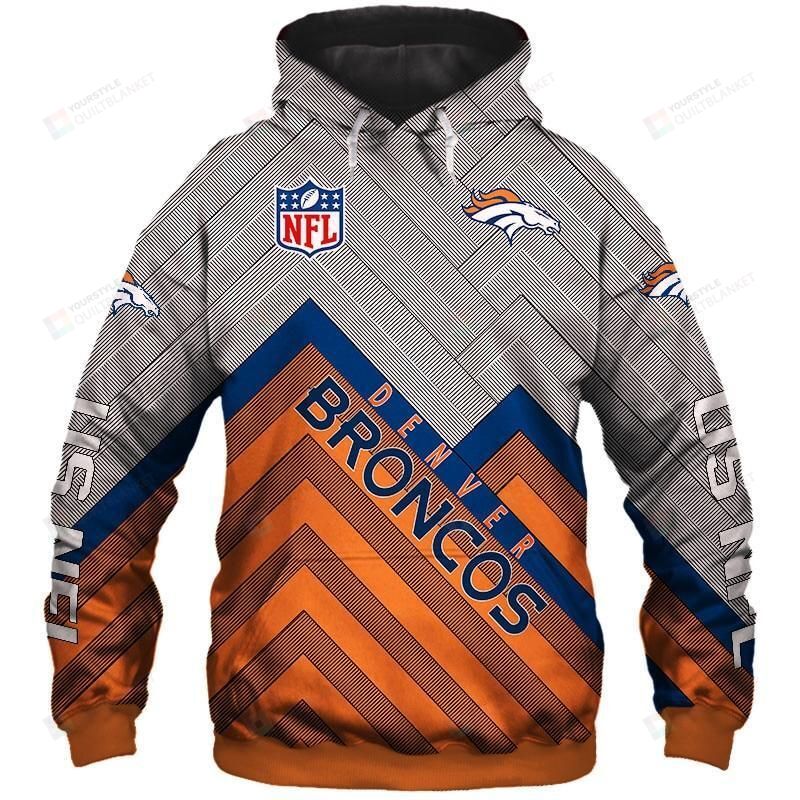 Denver Broncos 3D All Over Print Hoodie Hoodie