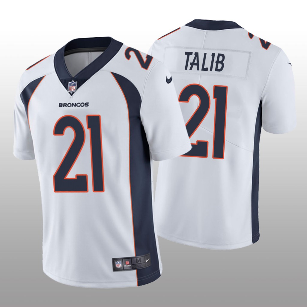 Denver Broncos Aqib Talib White Jersey Vapor Limited - Men's