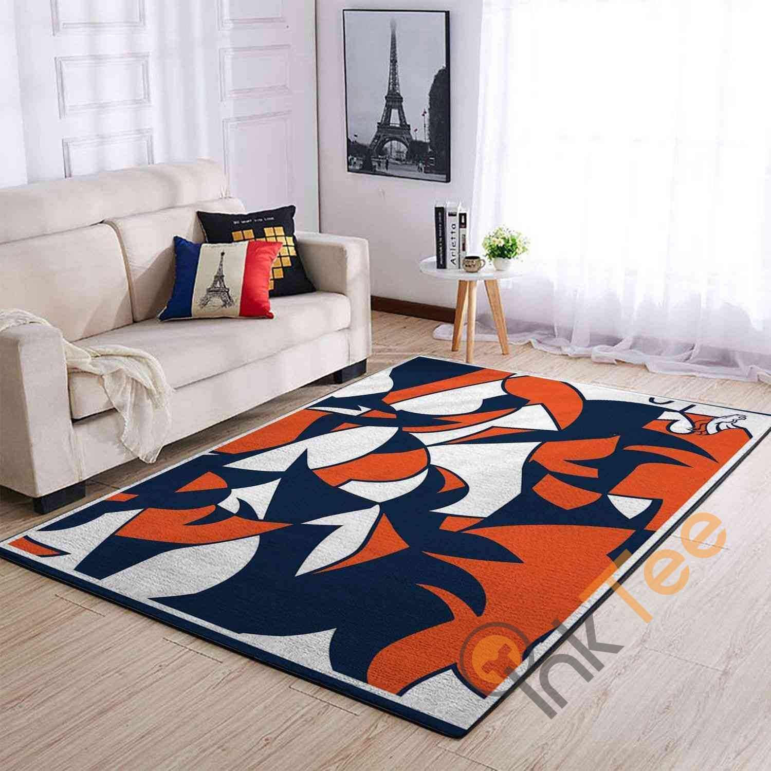 Denver Broncos Area Rectangle Rug