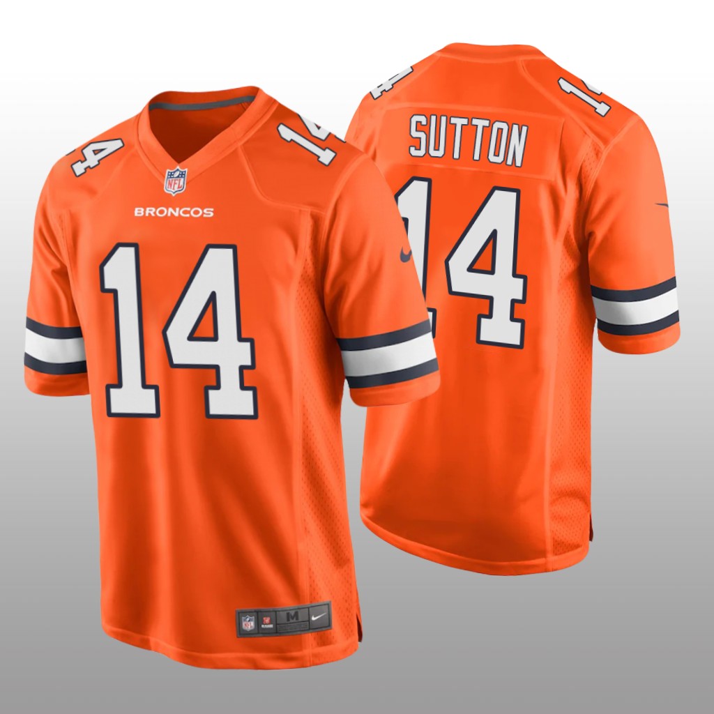 Denver Broncos Courtland Sutton Orange Jersey Alternate Game - Men's
