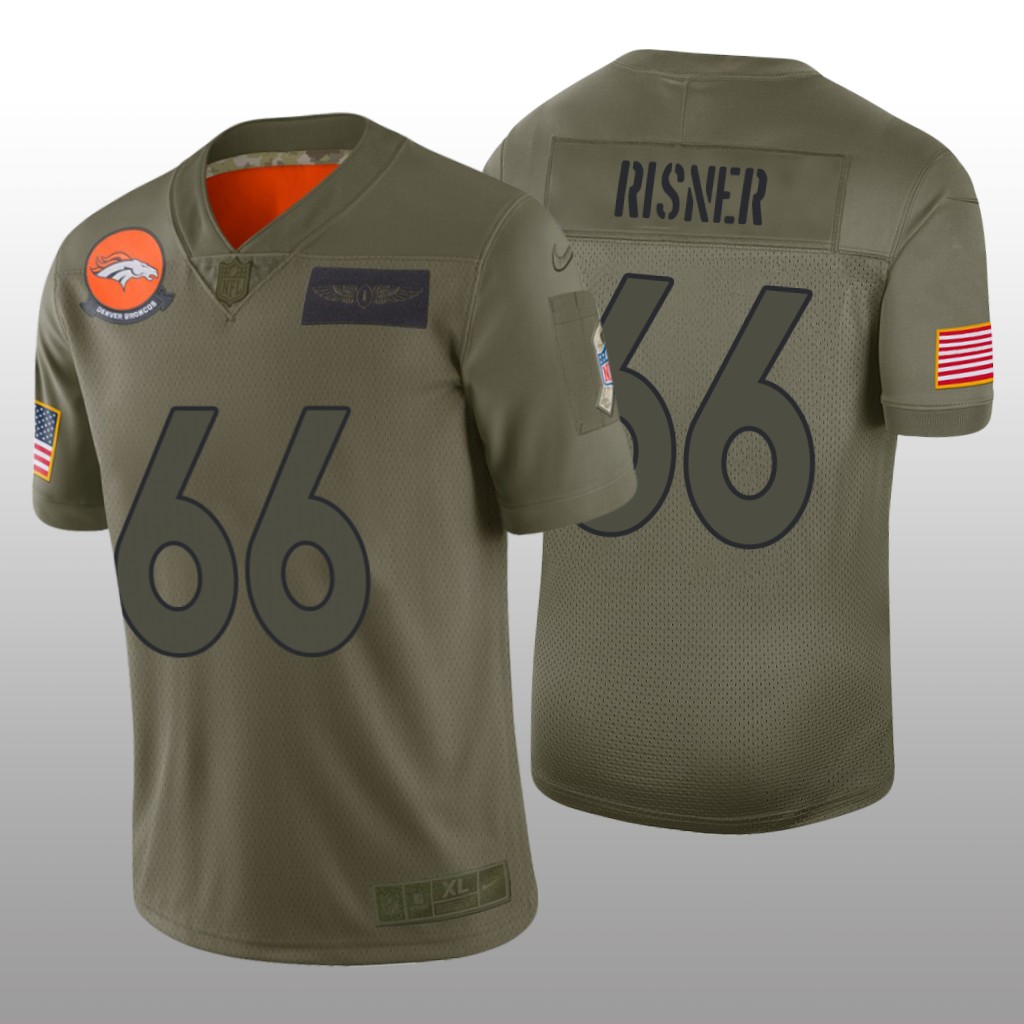 Denver Broncos Dalton Risner Camo Limited Jersey 2019 Salute to Service - Men's