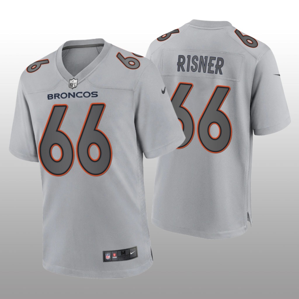 Denver Broncos Dalton Risner Gray Jersey Atmosphere Fashion Game - Men's