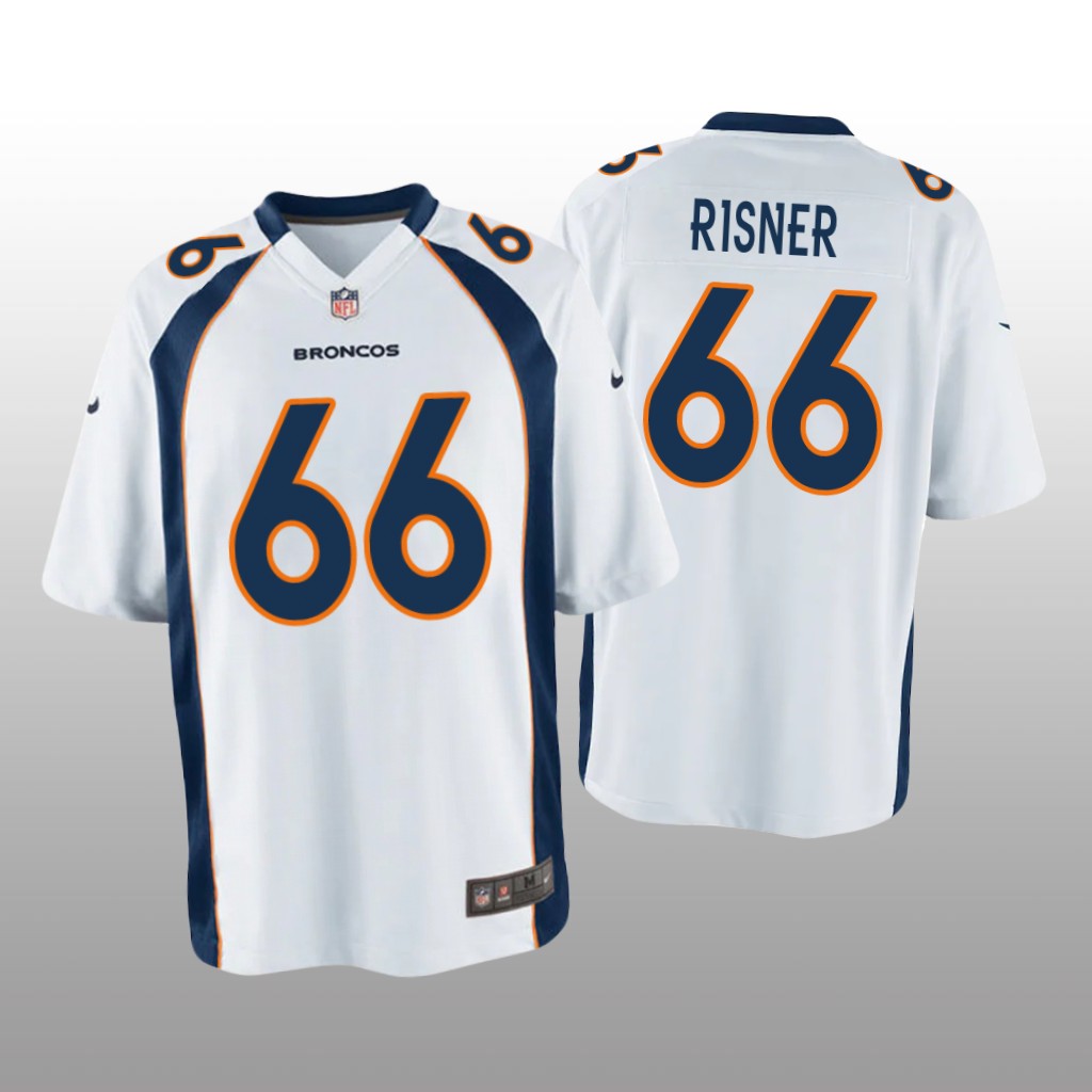 Denver Broncos Dalton Risner White Jersey Game - Youth