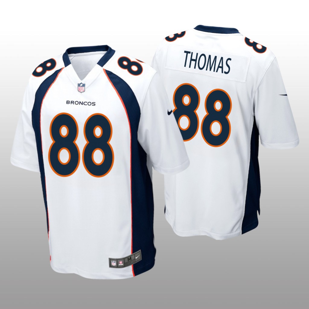 Denver Broncos Demaryius Thomas White Jersey Game - Men's