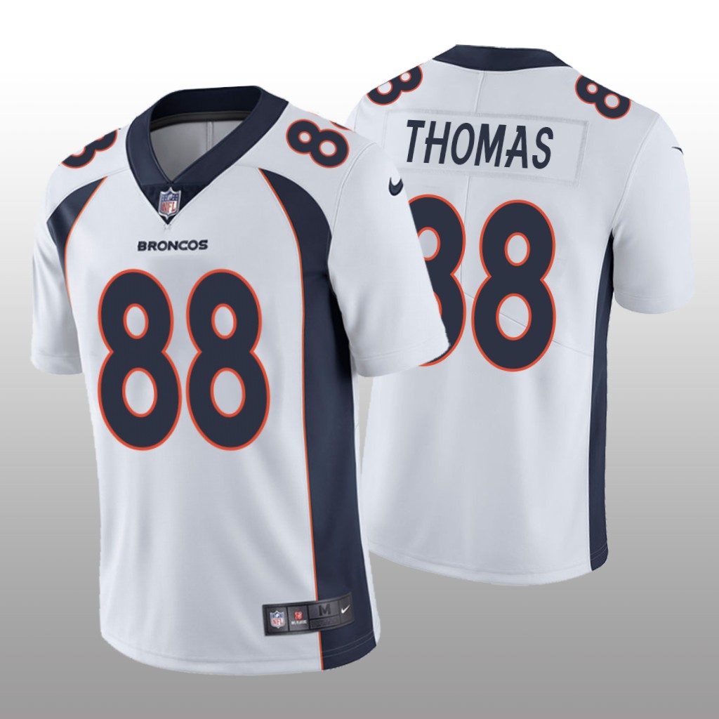Denver Broncos Demaryius Thomas White Jersey Vapor Limited - Men's