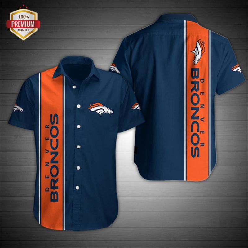 Denver Broncos Football Up Hawaiian Shirt