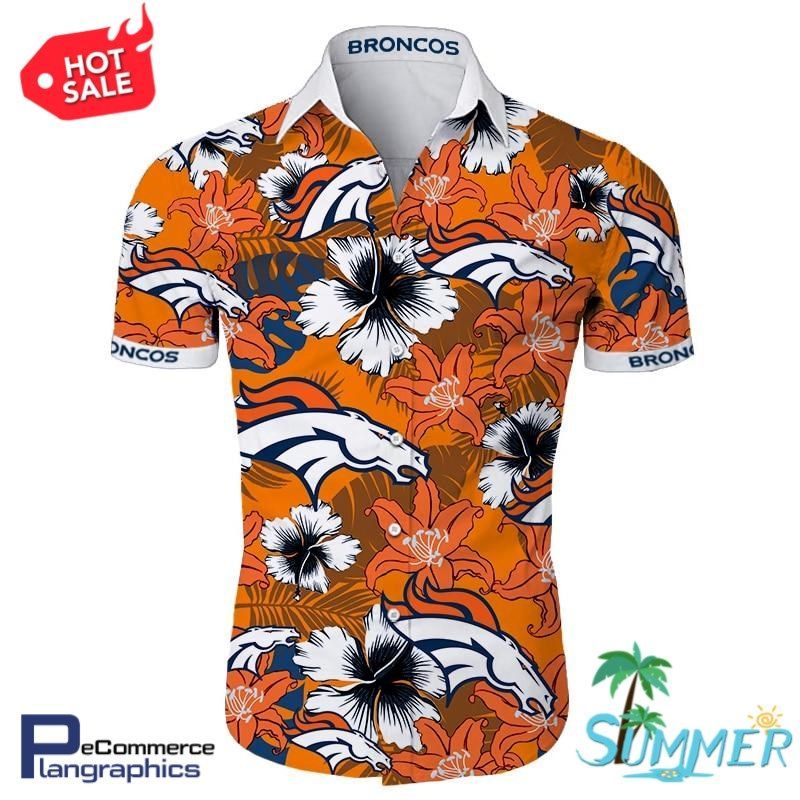 Denver Broncos Hawaiian Aloha Shirt Hawaiian Beach Shirt