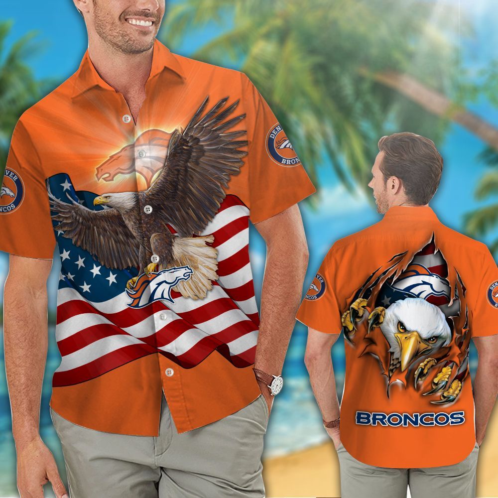 Denver Broncos Hawaiian Shirts NFL – Premium Hawaiian Shirts 898