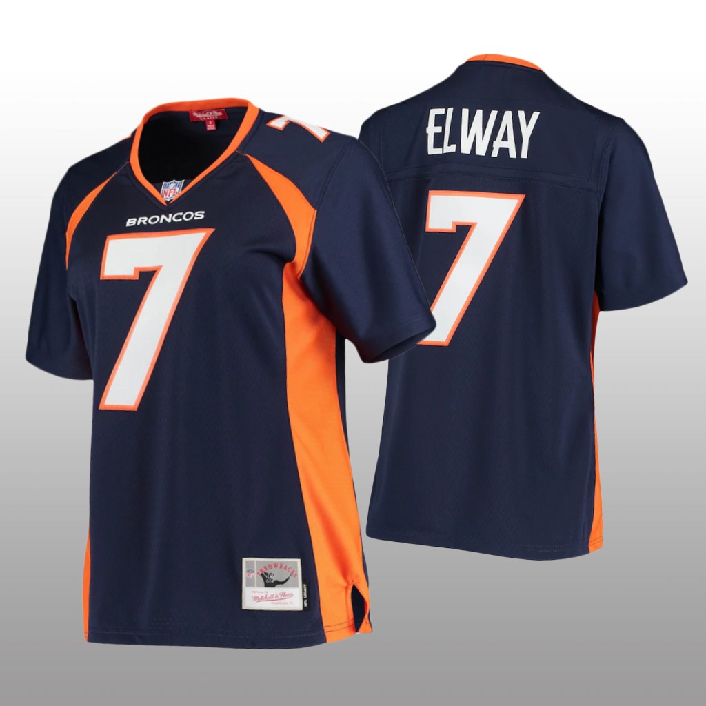 Denver Broncos John Elway Navy Jersey Legacy - Women's
