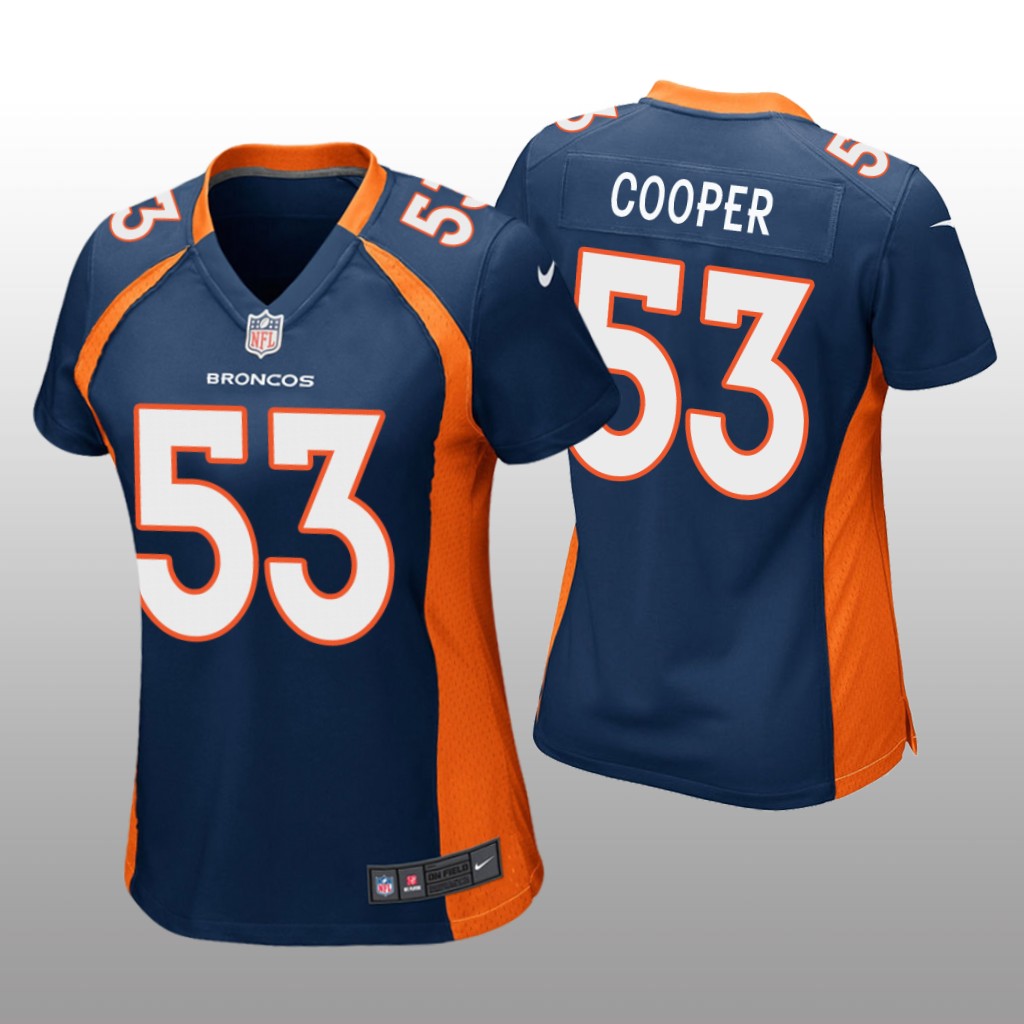 Denver Broncos Jonathon Cooper Navy Jersey Game - Women's