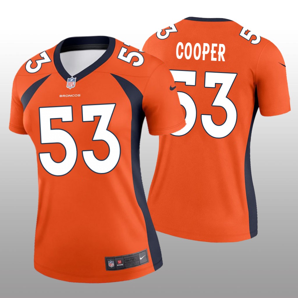 Denver Broncos Jonathon Cooper Orange Jersey Legend - Women's