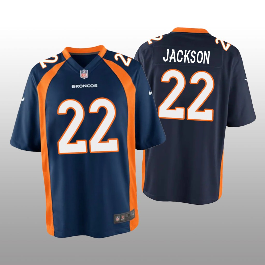 Denver Broncos Kareem Jackson Navy Jersey Game - Youth