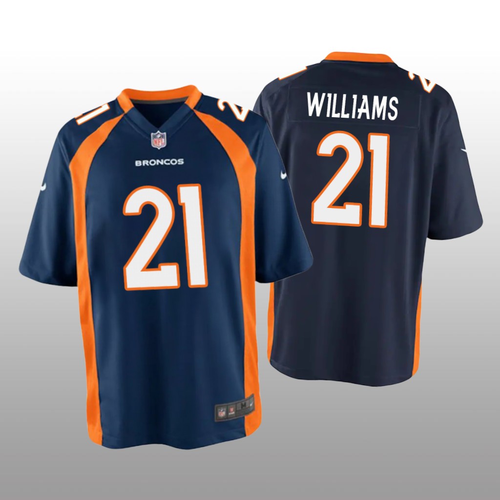 Denver Broncos K'Waun Williams Navy Jersey Game - Youth