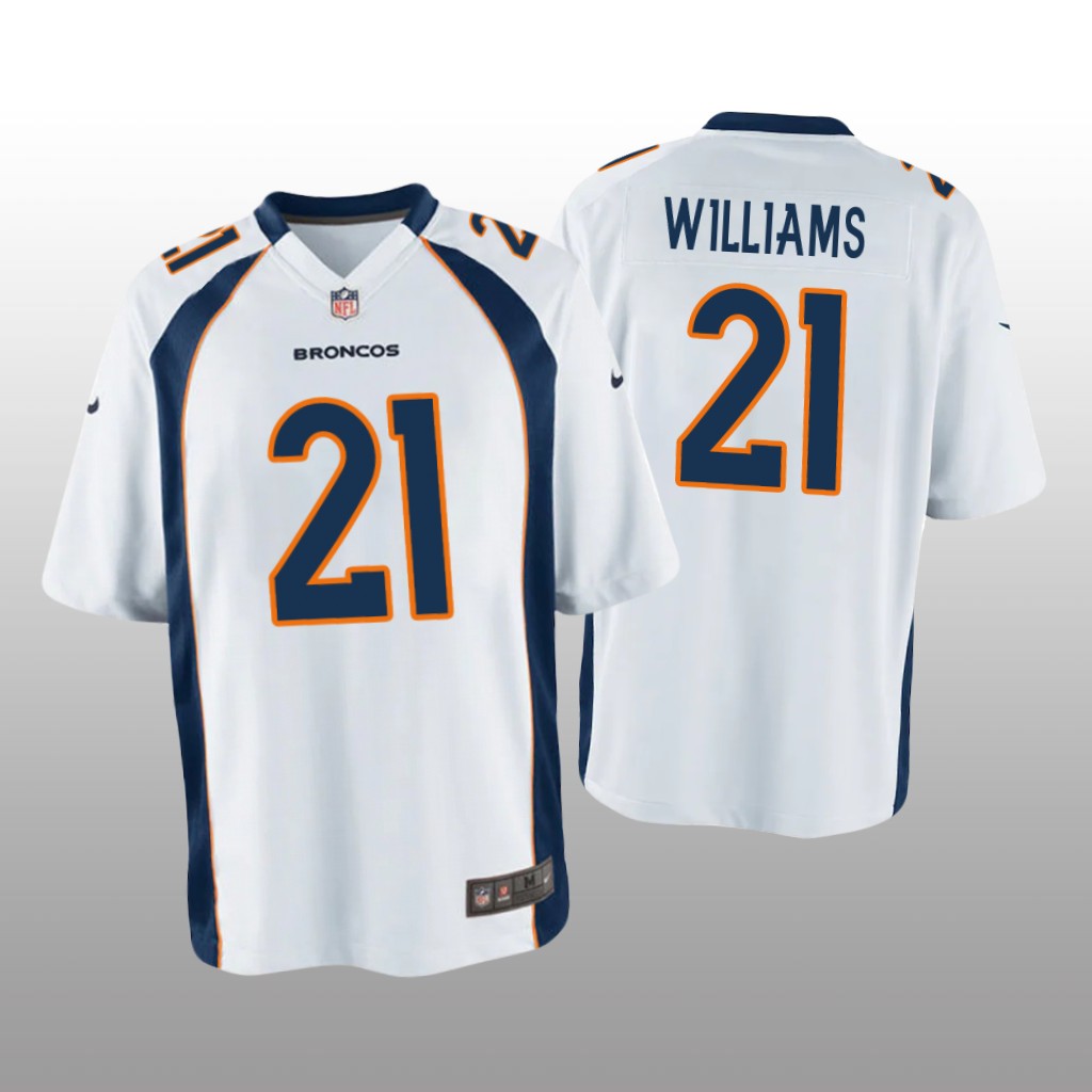 Denver Broncos K'Waun Williams White Jersey Game - Youth
