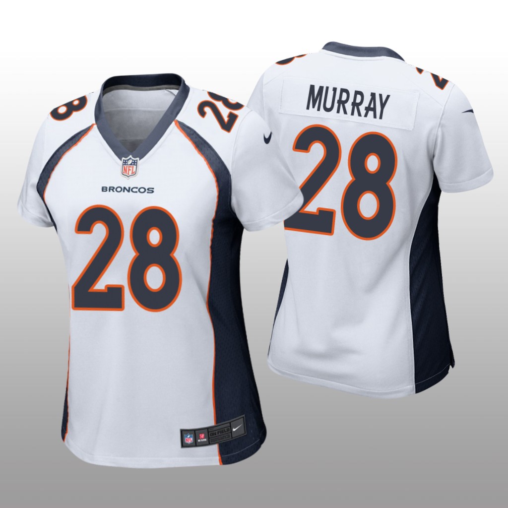 Denver Broncos Latavius Murray White Jersey Game - Women's