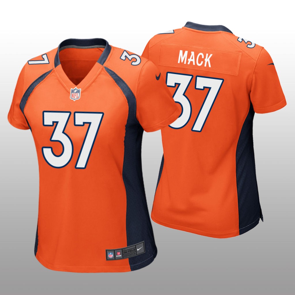 Denver Broncos Marlon Mack Orange Jersey Game - Women's