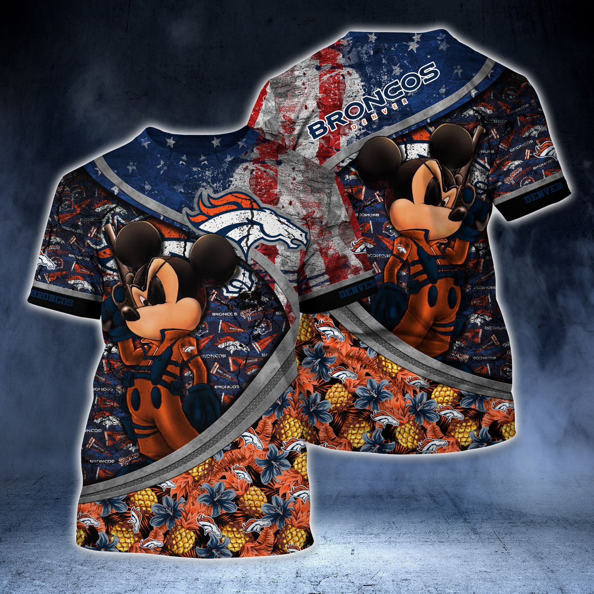 Denver Broncos NFL-Hawaii Shirt Style Hot Trending