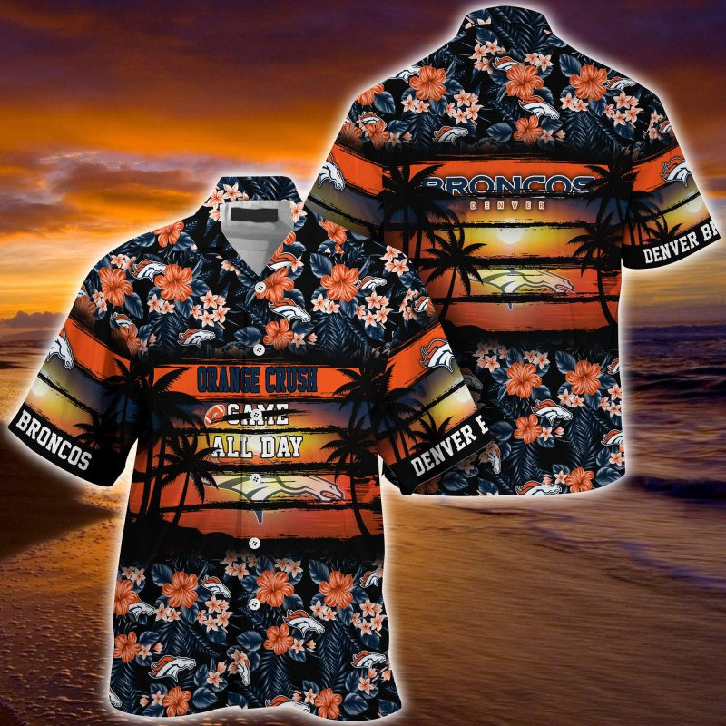 Denver Broncos NFL Summer – Hawaii Shirt For This Season – Gift For Sport Lovers Floral Pattern