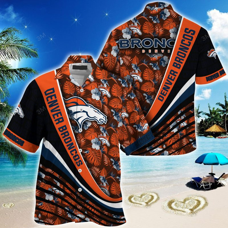 Denver Broncos NFL Summer – Hawaii Shirt For This Season – Gift For Sport Lovers With Tropical Flower Pattern