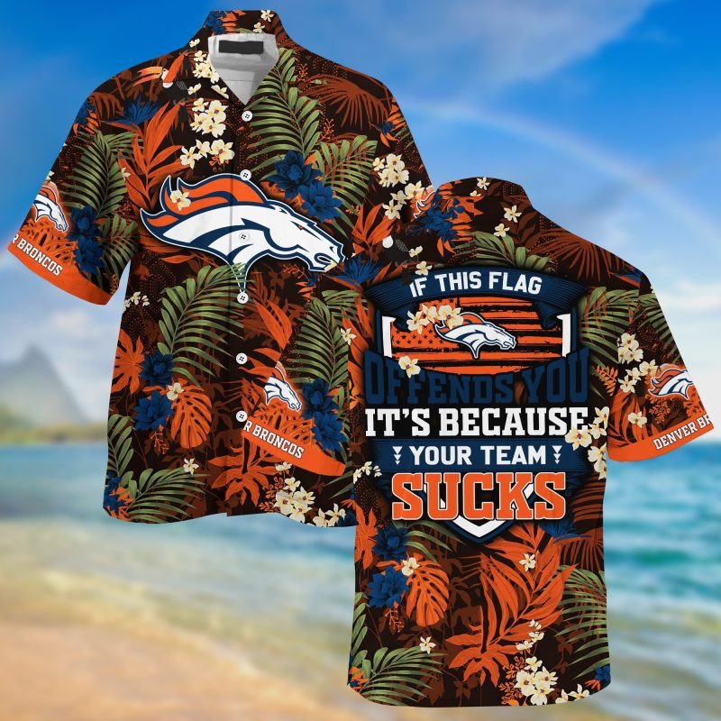 Denver Broncos NFL Summer – Hawaii Shirt For This Season – Gift For Sport Lovers With Tropical Patterns