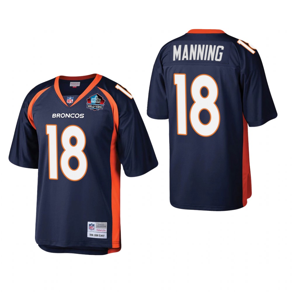 Denver Broncos Peyton Manning Navy Legacy Hall of Fame Patch - Men's