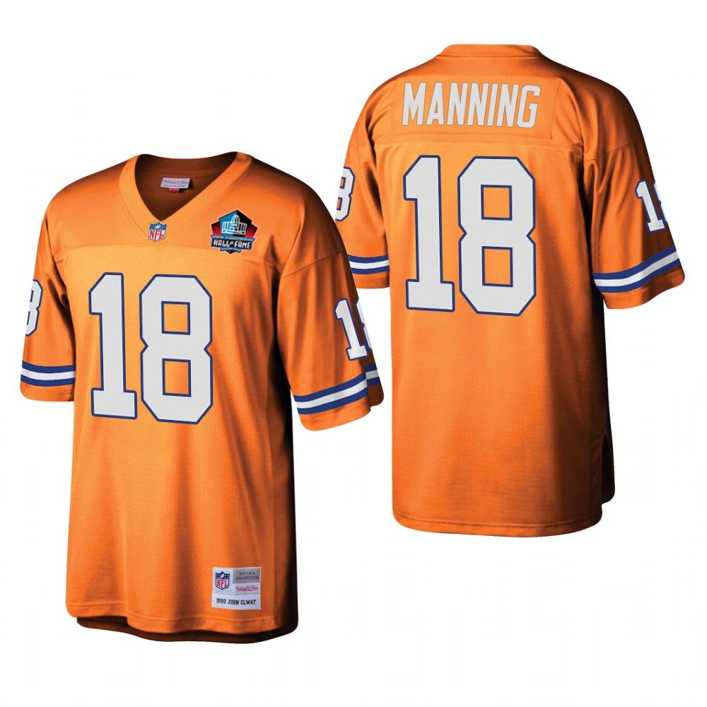 Denver Broncos Peyton Manning Orange Legacy Hall of Fame Patch - Men's