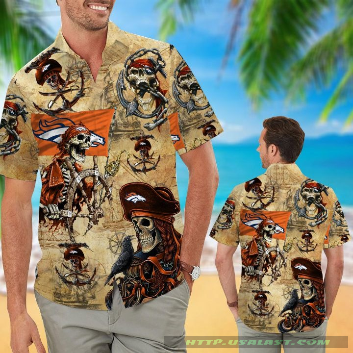 Denver Broncos Pirates Hawaiian Shirt
