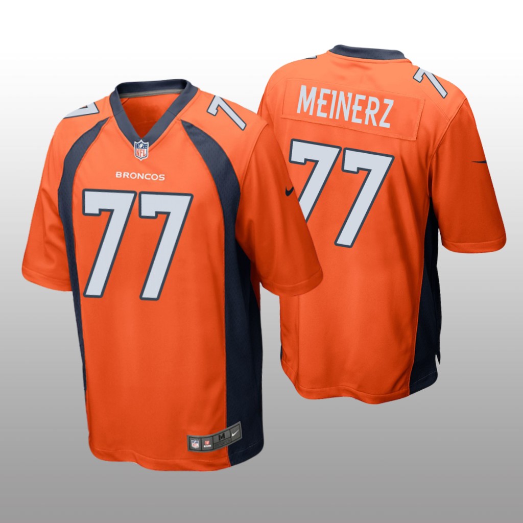 Denver Broncos Quinn Meinerz Orange Jersey Game - Men's