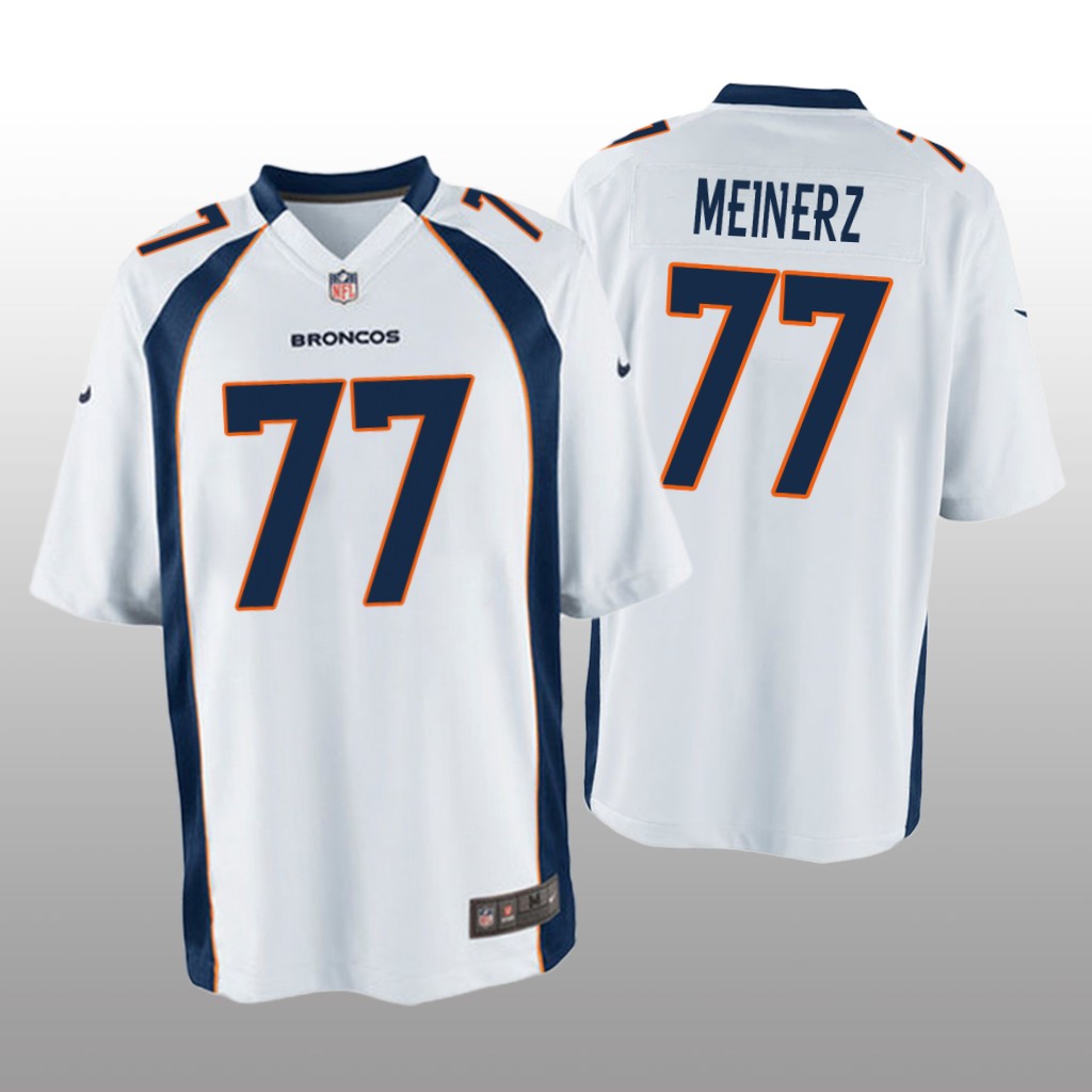 Denver Broncos Quinn Meinerz White Jersey Game - Men's